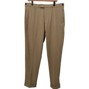 Rhone Commuter Pro Trouser Mens Pants Khaki Beige Adjustable Extendable 35x29.5